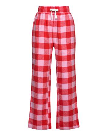 Pajama Trousers Checked Flanne Night & Underwear Pyjamas Pyjama Pants Multi/mønstret Lindex