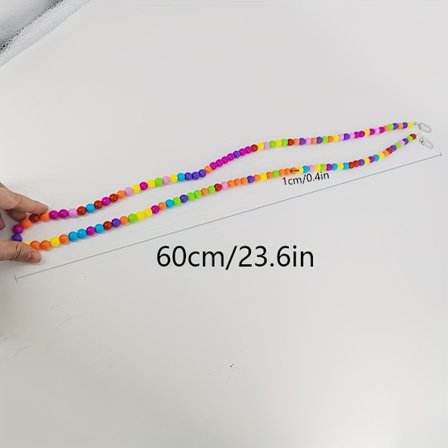 Sateenkaari crossbody pitkä puhelinketju, muodikas crossbody olkahihna klipsiketjulla