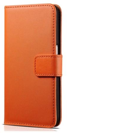 Elegant Fodral (Läder) till iPhone X/XS Orange