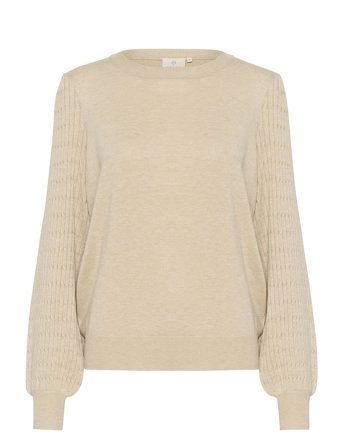 Kananna Pullover Beige Kaffe