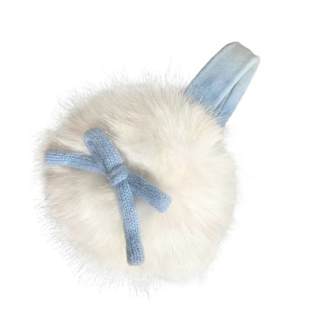 Stilfulde Ørevarmer med Sløjfe Varme Ørekopper til Kvinder Studenterpige Plys Ørevarmere til Arbejde Skoletransport Vinterforsyning pink