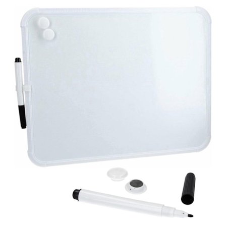 Whiteboardtavle / Whiteboard - 36x28cm Hvit
