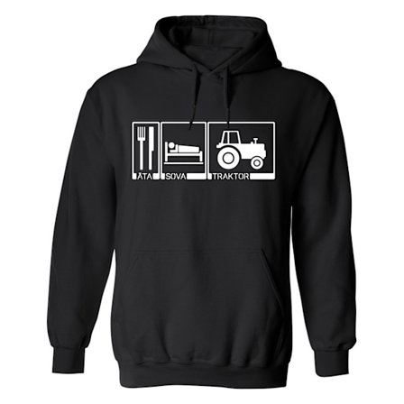 Äta Sova Traktor - Hoodie / Tröja - HERR