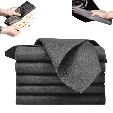 10 stk. Tykke Magiske Rengøringsklude, Mikrofiber uden Striber Absorberende Øjeblikkelig Polering Genanvendelig Rengøringsklud