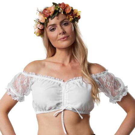 Tectake Dirndlblus Lore White Xxl