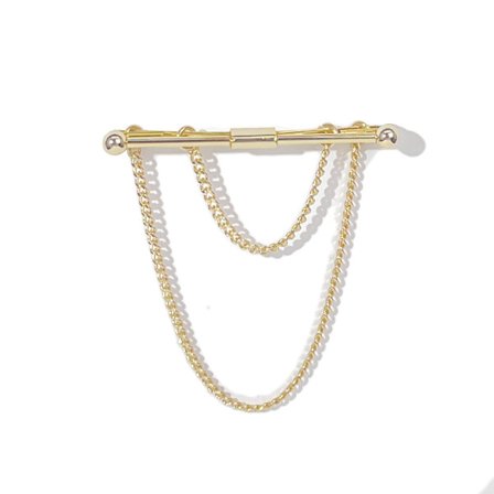 Slips til mænd, kravenål, slipsklemme, kæde, skjortekravenål, bryllupsgave, jakkesæt, broche, reversnål, tøjtilbehør