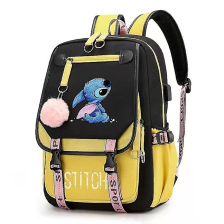 Syet USB genopladelig skoletaske til drenge og piger