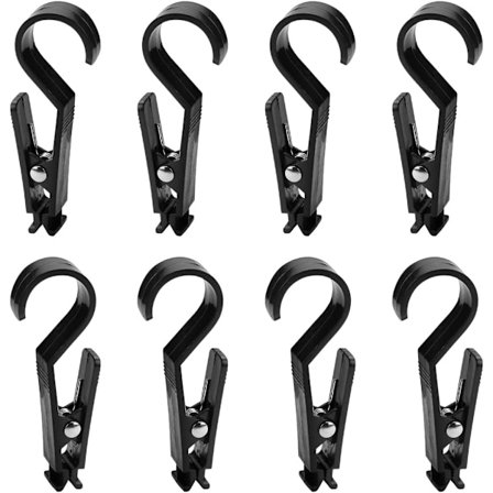 8 st Tält Markis Krokar Multifunktionella Tält Markis Clip Camping Krokar Självlysande Krokar Tillbehör Campingutrustning Tältkrokar Hängkrok