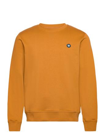 Tye Sweatshirt Sweat-shirt Genser Oransje Double A By Wood Wood*Betinget Tilbud
