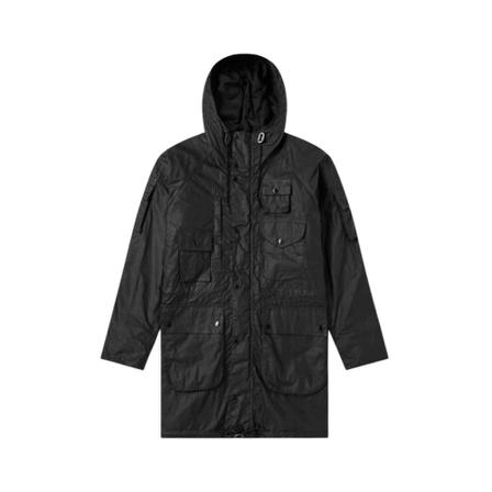 Barbour, Garments Zip Parka Zwart, Heren, Maat:L,Katoen