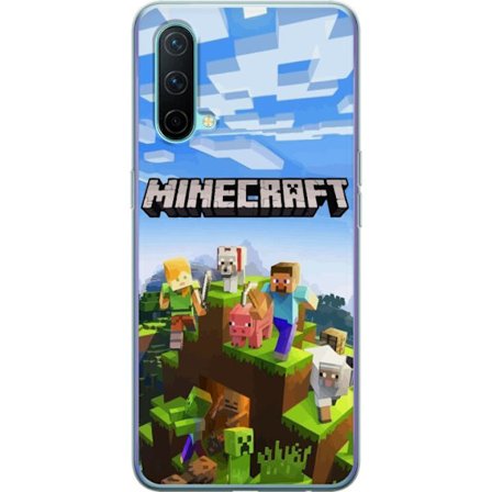 Kompatibel Mobilcover til OnePlus OnePlus Nord CE 5G Minecraft Creeper blok pixel retro spil