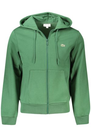 Lacoste Felpa Con Zip Uomo Verde