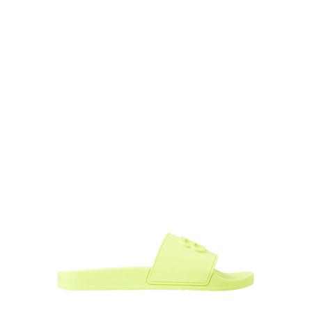 Balenciaga, BB Pool Slides Geel, Dames, Maat:38 EU