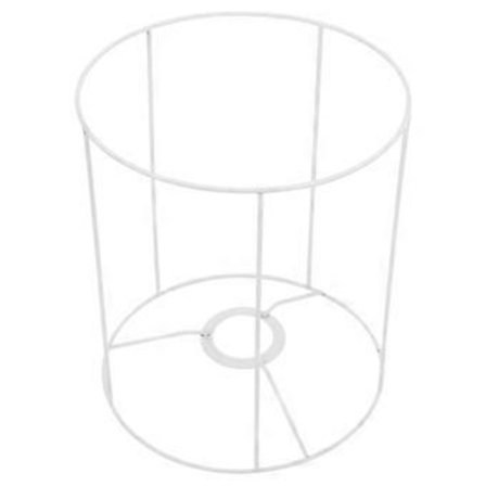 Lampskärm Lampskärmsstomme för Bordslampa Familjefärg Rund Form Korrosionsbeständig 1Set