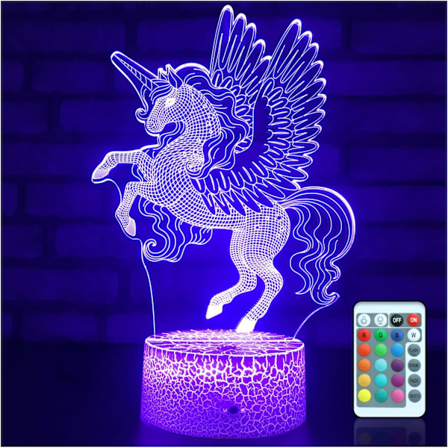 Enhörningsleksaker för flickor 3 4 5 6 7 8 9 år, flicka Unicorn