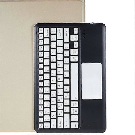 Avtagbart läderfodral med Bluetooth-tangentbord T900B-A Kompatibelt med Samsung Galaxy Tab S10 Ultra/S9 Ultra/S8 Ultra och pekplatta