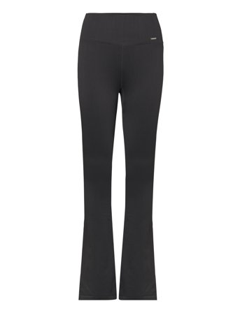 aim ́n Ribbed Seamless Flare Tights - Grey - XL