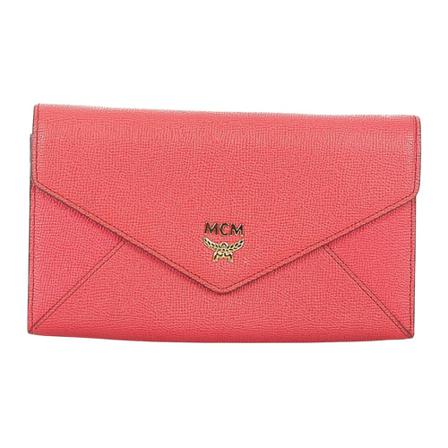 MCM Pre-owned, Wallets & Cardholders Rood, Dames, Maat:ONE Size
