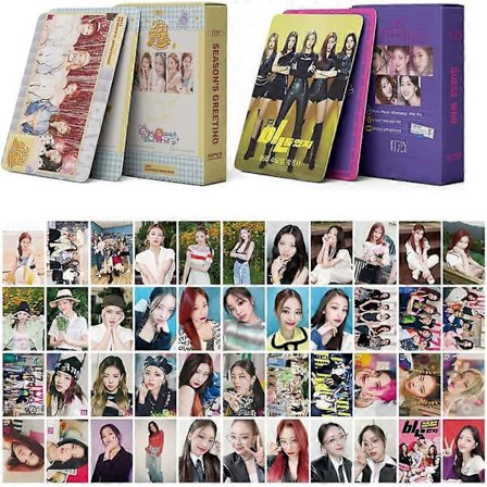ITZY LOMO Kort 110 stk Plakat 2022 Sesongens Hilsen Kort ITZY Fotokort for fans ITZY MINI Kort (D)