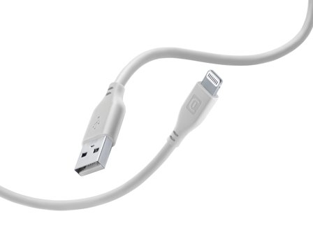 CellularLine ladekabel USB-A til Lightning 1,2m - Grå