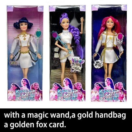 2025 anime k pop dæmonjægere gruppe af heksejægere højt udseende lim dukke pige hjerte dekorative dukke feriegaver