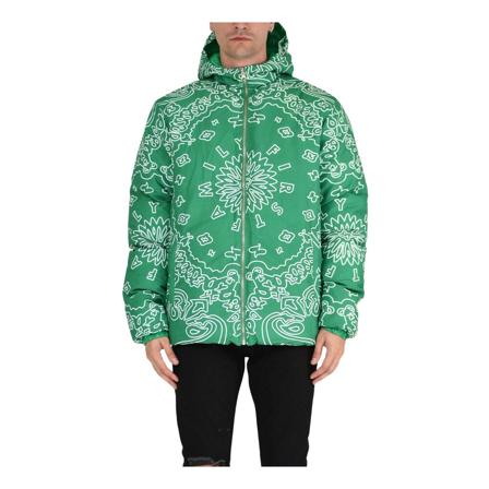 Family First, Down Jackets Groen, Heren, Maat:XL,polyester,Ritsen