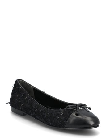 Tory Burch Cap-Toe Ballet - Black - 39.5