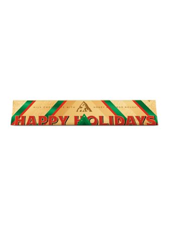 Toblerone milk chocolate bar in festive packaging 0.34kg