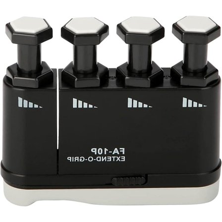 Justerbar Fingertränare för Gitarr & Piano, Handgreppstränare, Förstärkare, Musiktillbehör