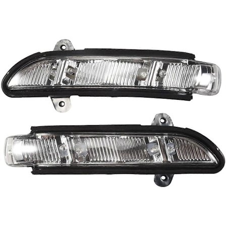 Bil Främre VH + HH Dörrspegel Blinkerslampa för Mercedes W211 W221 07-10 A2198200521 A2198200621