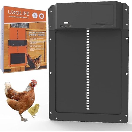 2022new Automatic Chicken Coop Door plastic Door Light Sensing Chicken Coop Door Coop Door Multi-modes Automatic Chicken Door -