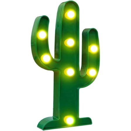 Skiltlys, tropisk grønn varmhvit LED-lampe - Stue, Soverom