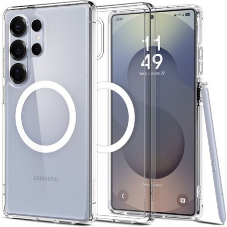 Spigen Galaxy S25 Ultra Skal MagSafe Ultra Hybrid Transparent