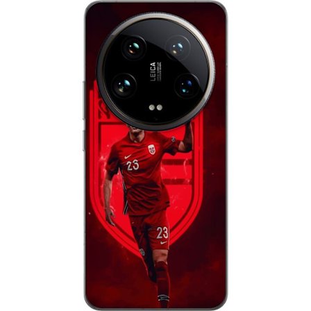Kompatibelt Mobildeksel til Xiaomi Xiaomi 14 Ultra Erling Haaland Manchester City Norge fotball målmaskin angriper sterk fysikk fart og kliniske avsl