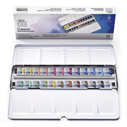 Cotman Water Colours Sketchers Metal Box