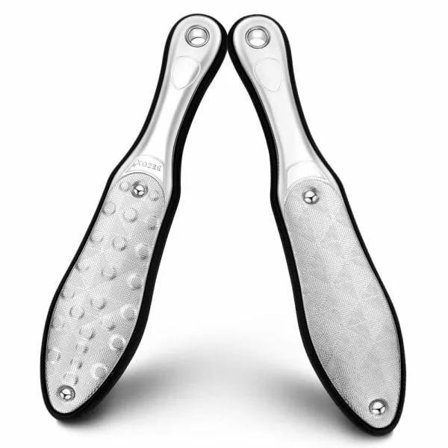 【PP】Profesjonell fotfil, dobbeltsidig pedikyrfil, fjerner av hard hud og sprukken hud, bærbart fotpleieverktøy