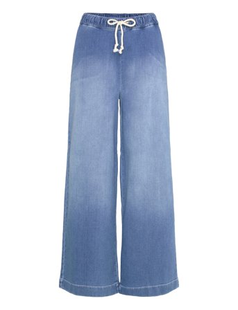 Pulz Jeans Pzraven Hw Pant - Blue - XS