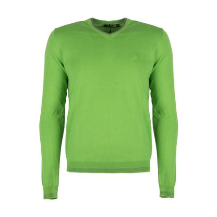 Roberto Cavalli Sweter "V-Neck" Grøn, Herre Strik