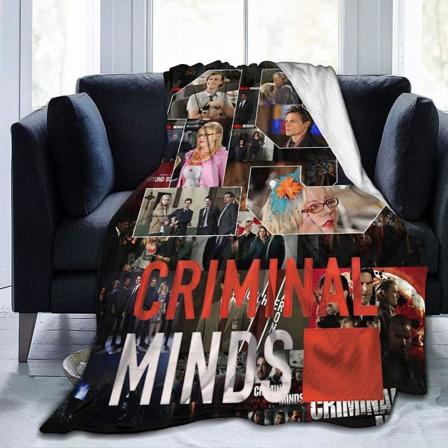 Criminal Ultra Minds Soft Filt Lätt Bekväm Flanell Varm filt Hem Sängfilt Bärbar Mikrofiber Sovrum Vardagsrum För Barn Adu 80x60in 200x150cm