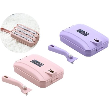 2 kpl Mattoharja Käsikäyttöinen Matto pöytäluuta Kolmoisharjan pää Matto pöytäharja Lemmikkieläinten karvanpuhdistusharja Keräilijä