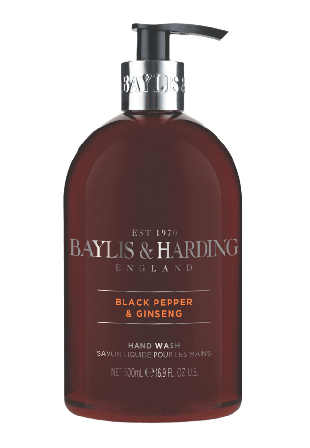 Baylis & Harding Black Pepper Ginseng Hand Wash Presentaskar set Herr 500 ML