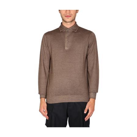 Lardini, Classic Polo Beige, Heren, Maat:XL