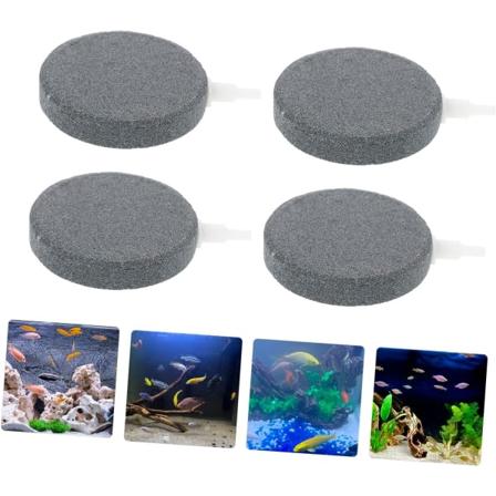 4 st Syresatta Bubbelstenar Luftbubblare Luftspridare Syrgasspridare Akvariumluftare för Akvarieluft för Akvariefiskar