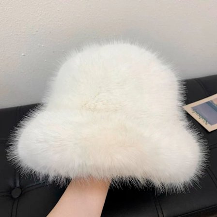 Fiskerlue Pelslue MELK HVIT