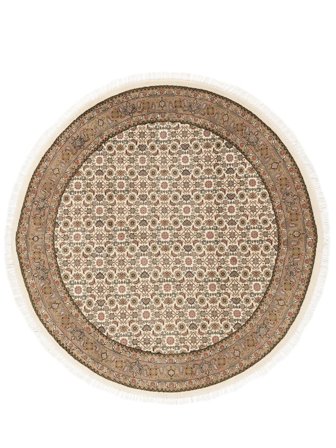 Handgeknoopt Bidjar Indiaas Vloerkleed Ø 200 Bruin/Beige