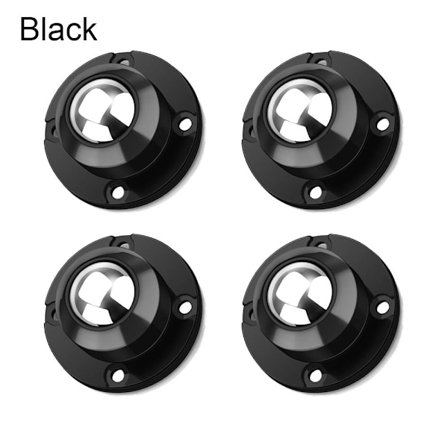 Mini Drejelige Hjul Møbelhjul SORT