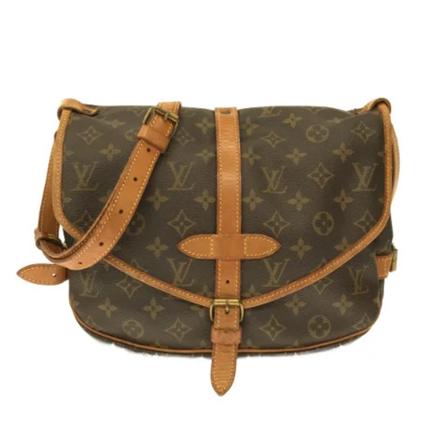 Louis Vuitton Vintage, Pre-owned Bag Bruin, Dames, Maat:ONE Size,leer