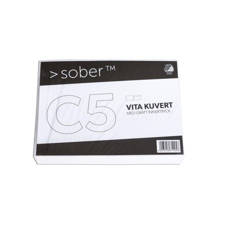 SOBER Kuvert C5 162x229mm fukthäftande 100/fp - Lyreco - Emballage och lagerutrustning - Kuvert och postemballage - Kuvert - C5