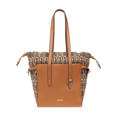 Furla Net Medium shopper Väska brun, Dam Shoppingväskor, Dam, Storlek: ONE SIZE