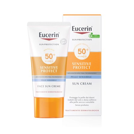 Eucerin Sensitive Protect Sun Face Creme SPF50+ 50ml - Solare viso alta prot.
